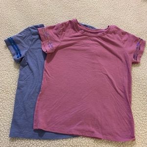 Cat & Jack Sparkle Trim Tees